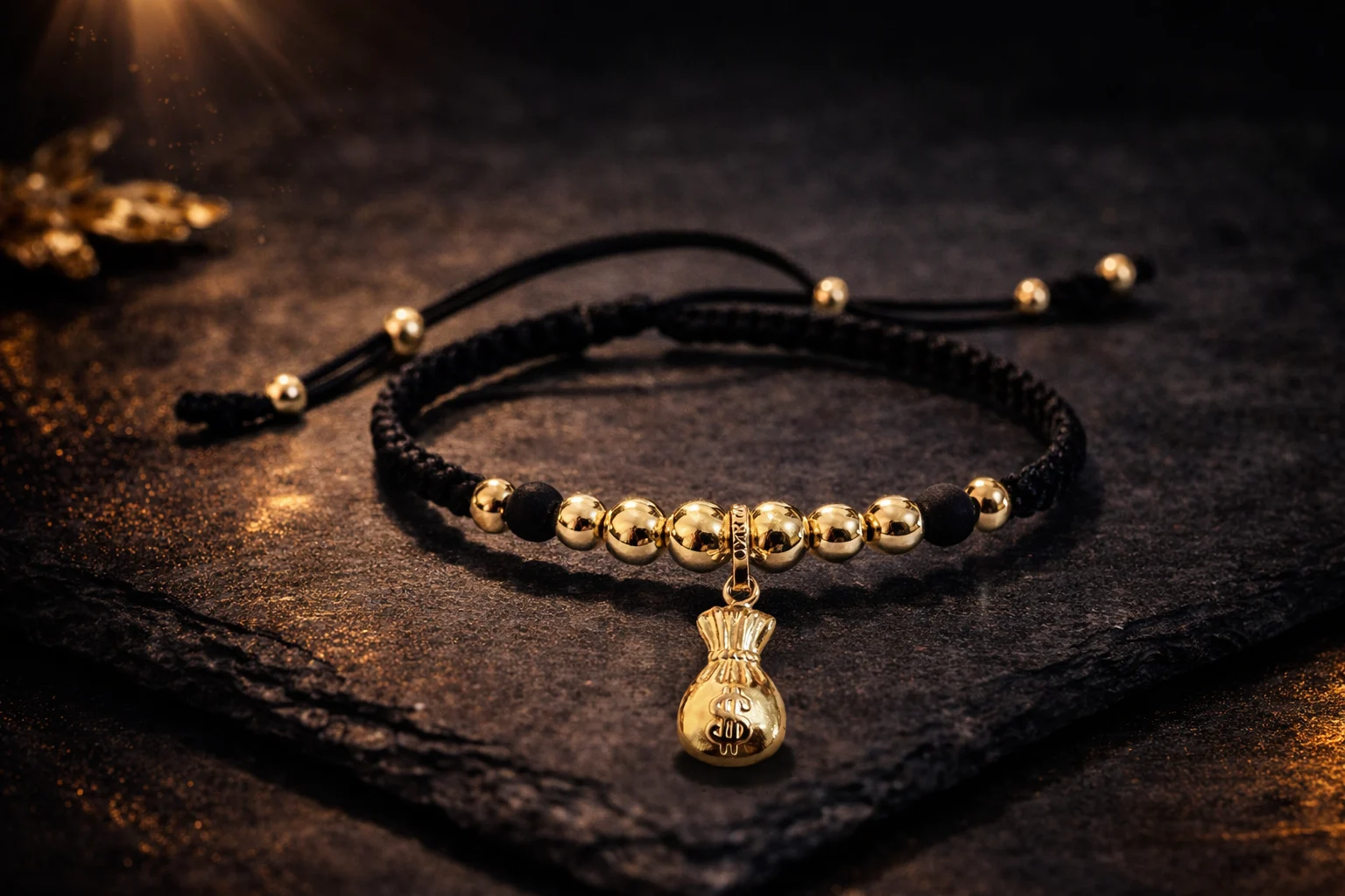 ID:1747247 Pulsera Abundancia Oro Laminado 18k